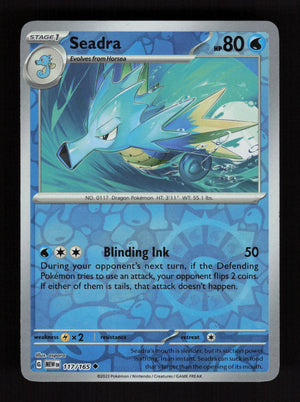 Seadra 117/165 – Reverse Holo - 151 MEW