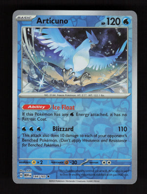 Articuno 144/165 – Reverse Holo - 151 MEW