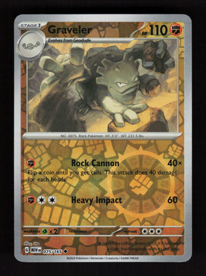 Graveler 075/165 – Reverse Holo - 151 MEW