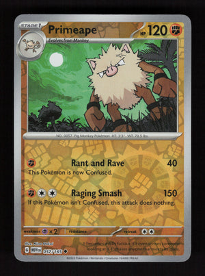 Primeape 057/165 – Reverse Holo - 151 MEW