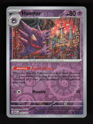 Haunter 093/165 – Reverse Holo - 151 MEW
