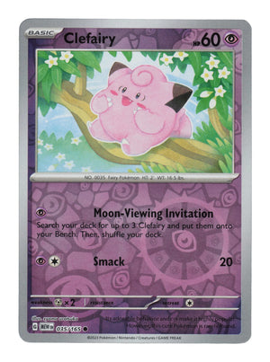 Clefairy 035/165 - Reverse Holo - 151 MEW