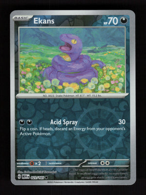 Ekans 023/165 - Reverse Holo - 151 MEW