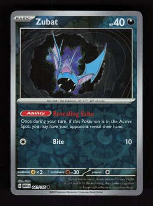 Zubat 041/165 - Reverse Holo - 151 MEW