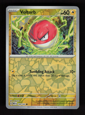 Voltorb 100 - Reverse Holo - 151 MEW