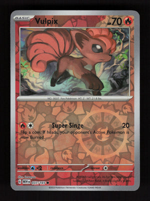 Vulpix 037/165 - Reverse Holo - 151 MEW