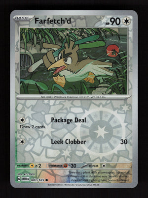 Farfetch´d 083/165 – Reverse Holo - 151 MEW
