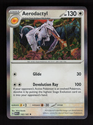 Aerodactyl 142/165 – Holo - 151 MEW