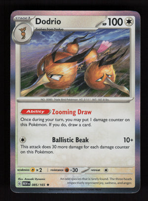 Dodrio 085/165 – Holo - 151 MEW