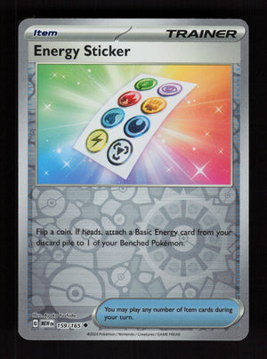 Energy Sticker 159/165 –  Reverse Holo - 151 MEW