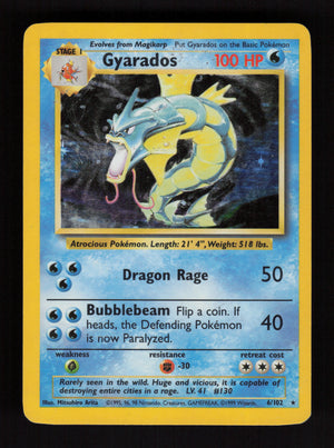Gyarados – 6/102 - Holo Rare - Base Set