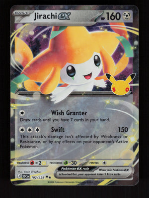 Jirachi ex 102/128 - Double Rare - 30th Celebration