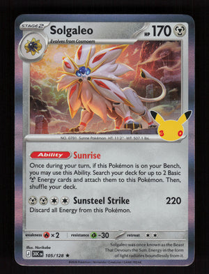 Solgaleo 105/128 - 30th Celebration