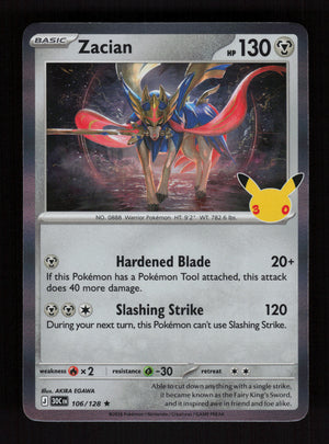 Zacian 106/128 - 30th Celebration