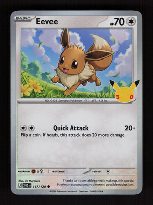 Eevee 117/128 - 30th Celebration