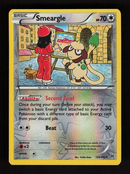 Smeargle 123/162 - Reverse Holo - BREAKthrough