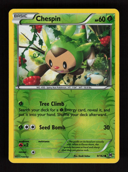 Chespin 9/162 - Reverse Holo - BREAKthrough