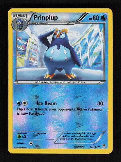 Prinplup 37/162 - Reverse Holo - BREAKthrough