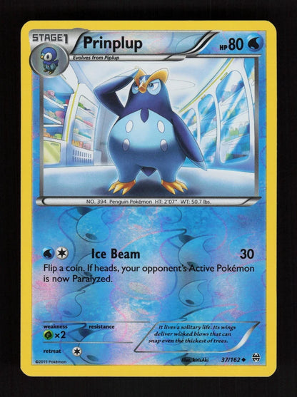 Prinplup 37/162 - Reverse Holo - BREAKthrough