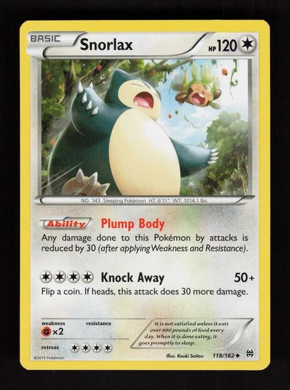 Snorlax 118/162 - BREAKthrough