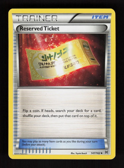 Reserved Ticket 147/162 - BREAKthrough