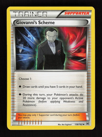 Giovanni's Scheme 138/162 - BREAKthrough