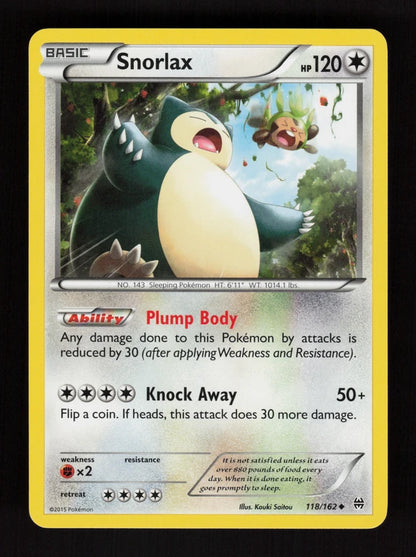 Snorlax 118/162 - BREAKthrough