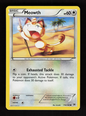 Meowth 114/162 - BREAKthrough