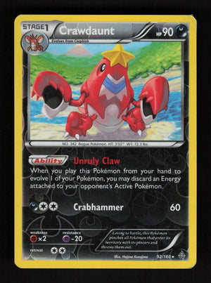 Crawdaunt 92/160 - Reverse Holo - Primal Clash