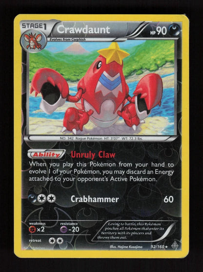 Crawdaunt 92/160 - Reverse Holo - Primal Clash