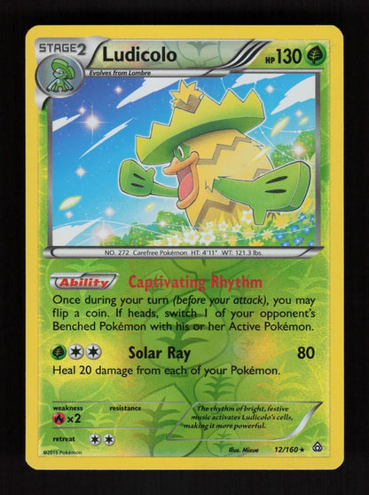Ludicolo 12/160 - Reverse Holo - Primal Clash