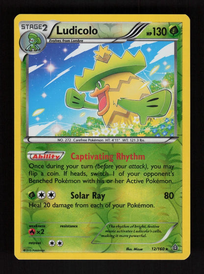 Ludicolo 12/160 - Reverse Holo - Primal Clash