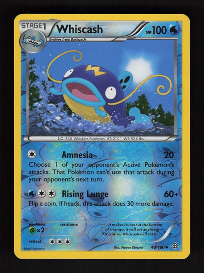 Whiscash 40/160 - Reverse Holo - Primal Clash