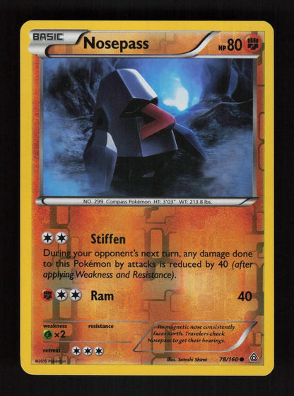 Nosepass 78/160 - Reverse Holo - Primal Clash