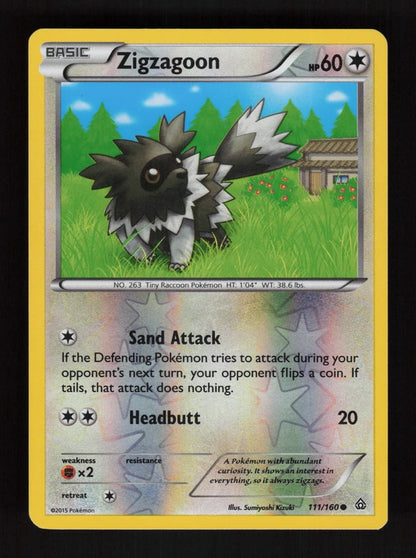 Zigzagoon 111/160 - Reverse Holo - Primal Clash