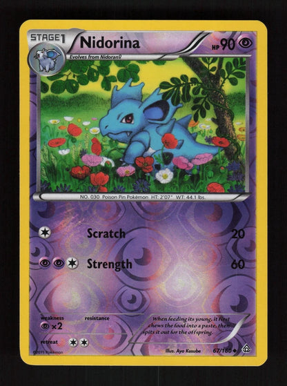 Nidorina 67/160 - Reverse Holo - Primal Clash