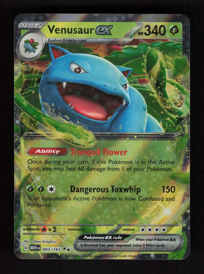 Venusaur ex 3/165 - double rare - 151