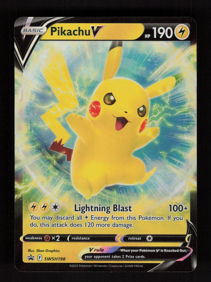 Pikachu V SWSH198 - Black Star Promos