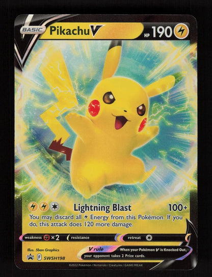 Pikachu V SWSH198 - Black Star Promos
