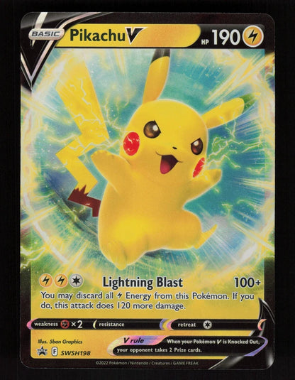 Pikachu V SWSH198 - Black Star Promos
