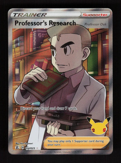 Professor's Research (Professor Oak) 24/25 - Holo - Celebrations