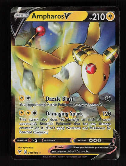Ampharos V 49/185 - Holo - Vivid Voltage