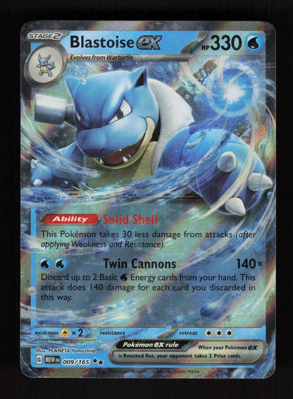 Blastoise ex 9/165 - Holo - 151