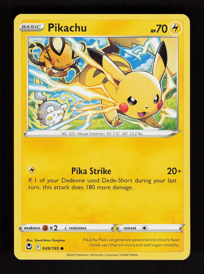 Pikachu 49/195 - Silver Tempest