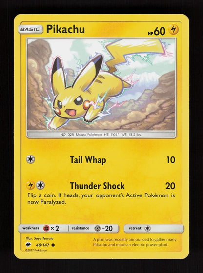 Pikachu 40/147 - Burning Shadows
