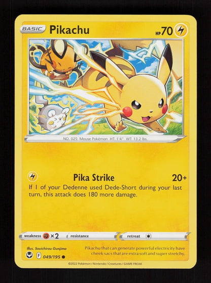 Pikachu 49/195 - Silver Tempest