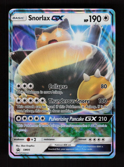Snorlax GX SM05 - SM Black Star Promos
