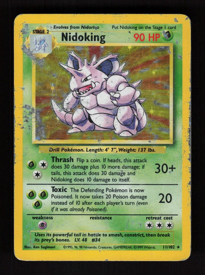 Nidoking 11/102 - Holo - Base