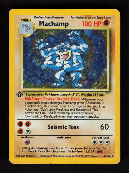 Machamp 8/102 - Holo - Base