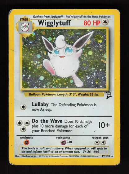 Wigglytuff 19/130 - Holo - Base Set 2